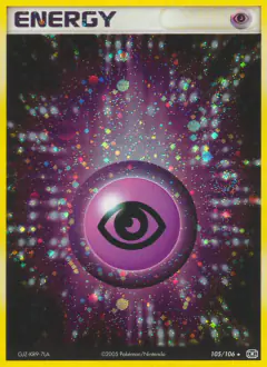 Psychic Energy Rare Holo card from Emerald