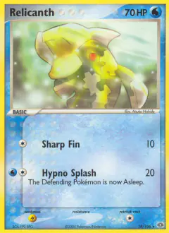 Relicanth Rare card from Emerald