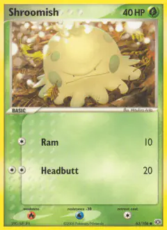Shroomish Common card from Emerald