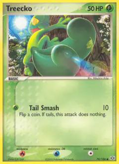 Treecko Common card from Emerald