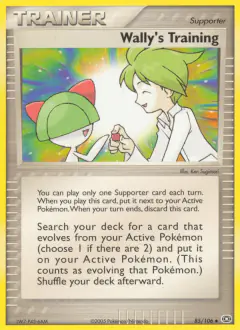 Wally's Training Uncommon card from Emerald