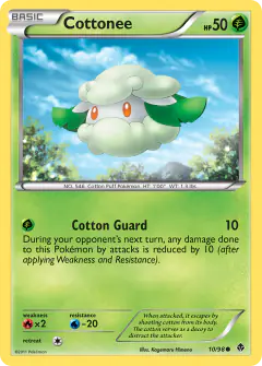 Cottonee Common card from Emerging Powers