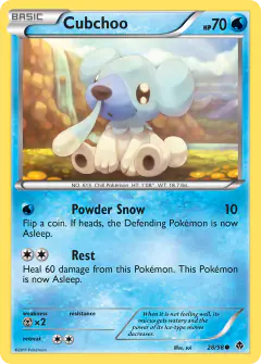 Cubchoo Common card from Emerging Powers