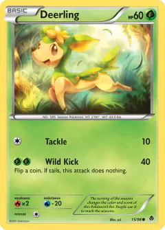 Deerling Common card from Emerging Powers