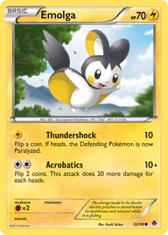 Emolga Common card from Emerging Powers