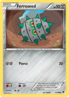 Ferroseed Common card from Emerging Powers