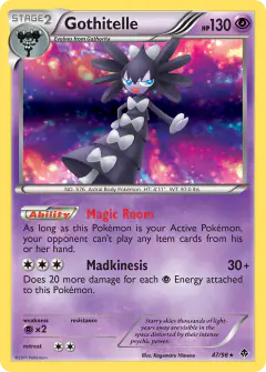 Gothitelle Rare Holo card from Emerging Powers