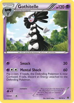 Gothitelle Rare card from Emerging Powers