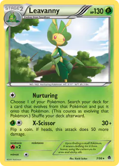 Leavanny Rare card from Emerging Powers
