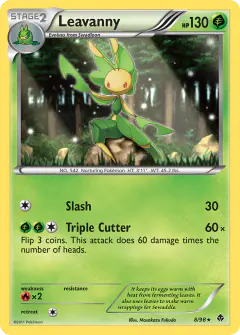 Leavanny Rare card from Emerging Powers