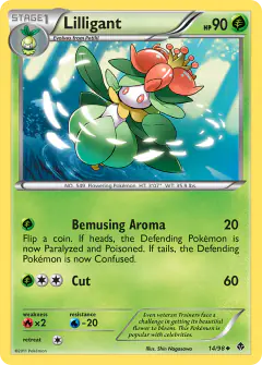 Lilligant Uncommon card from Emerging Powers