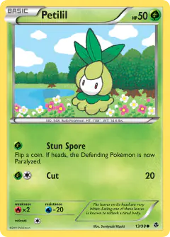Petilil Common card from Emerging Powers