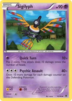 Sigilyph Uncommon card from Emerging Powers