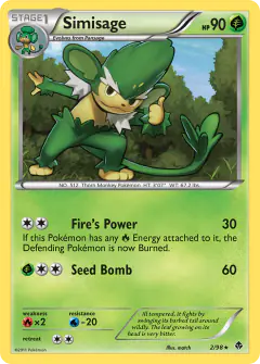 Simisage Rare card from Emerging Powers