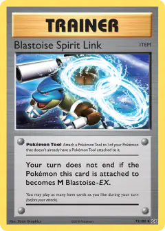 Blastoise Spirit Link Uncommon card from Evolutions
