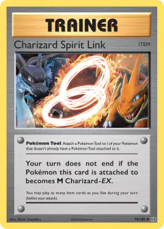 Charizard Spirit Link Uncommon card from Evolutions