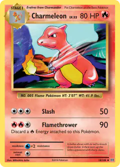Charmeleon Uncommon card from Evolutions