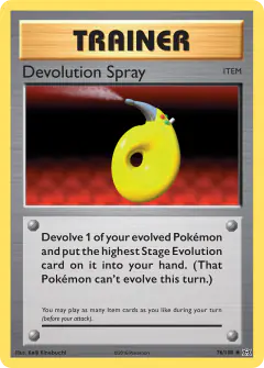 Devolution Spray Uncommon card from Evolutions