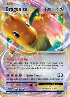 Dragonite-EX Rare Holo EX card from Evolutions