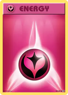 Fairy Energy Common card from Evolutions