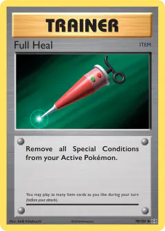 Full Heal Uncommon card from Evolutions