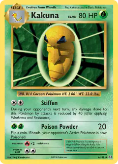 Kakuna Uncommon card from Evolutions