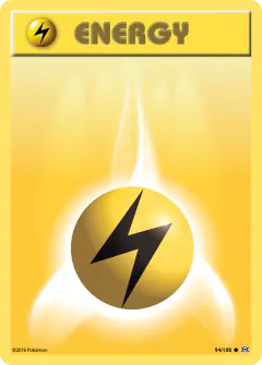 Lightning Energy Common card from Evolutions
