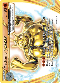Machamp BREAK Rare BREAK card from Evolutions