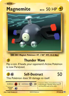 Magnemite Common card from Evolutions