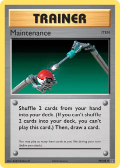 Maintenance Uncommon card from Evolutions