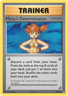 Misty's Determination Uncommon card from Evolutions