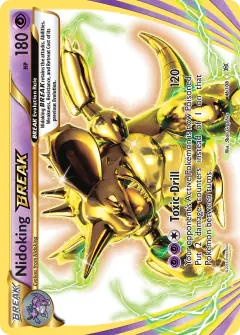 Nidoking BREAK Rare BREAK card from Evolutions