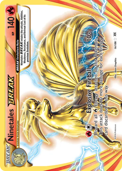 Ninetales BREAK Rare BREAK