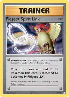 Pidgeot Spirit Link Uncommon card from Evolutions