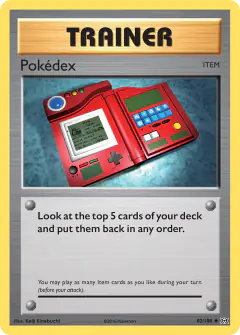 Pokédex Uncommon card from Evolutions
