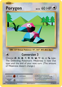 Porygon Uncommon card from Evolutions