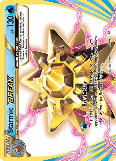 Starmie BREAK Rare BREAK