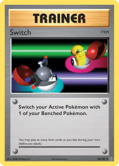 Switch Uncommon card from Evolutions