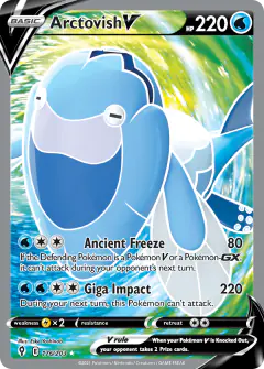Arctovish V Rare Ultra card from Evolving Skies