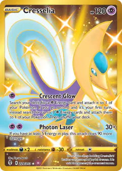 Cresselia Rare Secret card from Evolving Skies