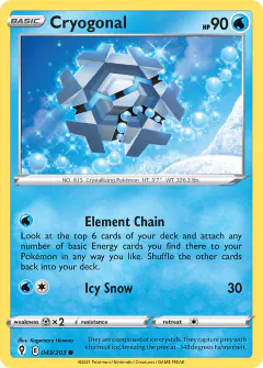 Cryogonal Common card from Evolving Skies