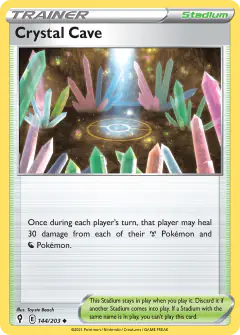 Crystal Cave Uncommon card from Evolving Skies