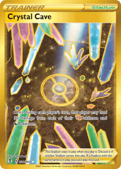 Crystal Cave Rare Secret card from Evolving Skies
