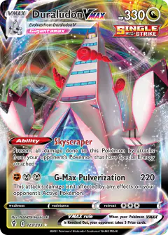 Duraludon VMAX Rare Holo VMAX card from Evolving Skies