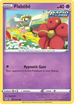 Flabébé Common card from Evolving Skies