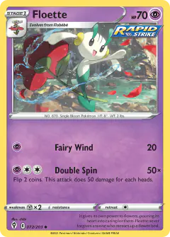Floette Uncommon card from Evolving Skies