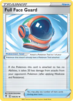 Full Face Guard Uncommon card from Evolving Skies