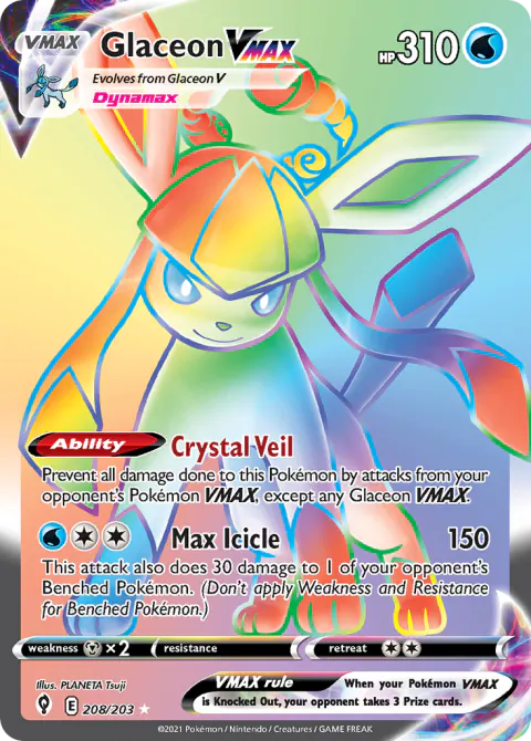 Glaceon VMAX Rare Rainbow
