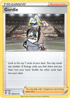 Gordie Uncommon card from Evolving Skies