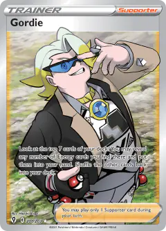 Gordie Rare Ultra card from Evolving Skies